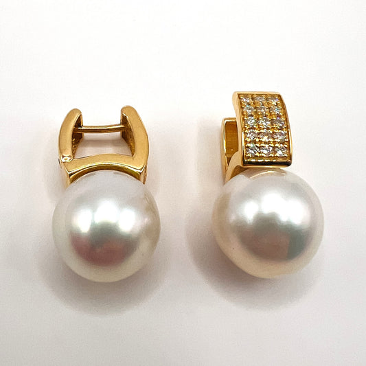 Diamond Pearl Huggies