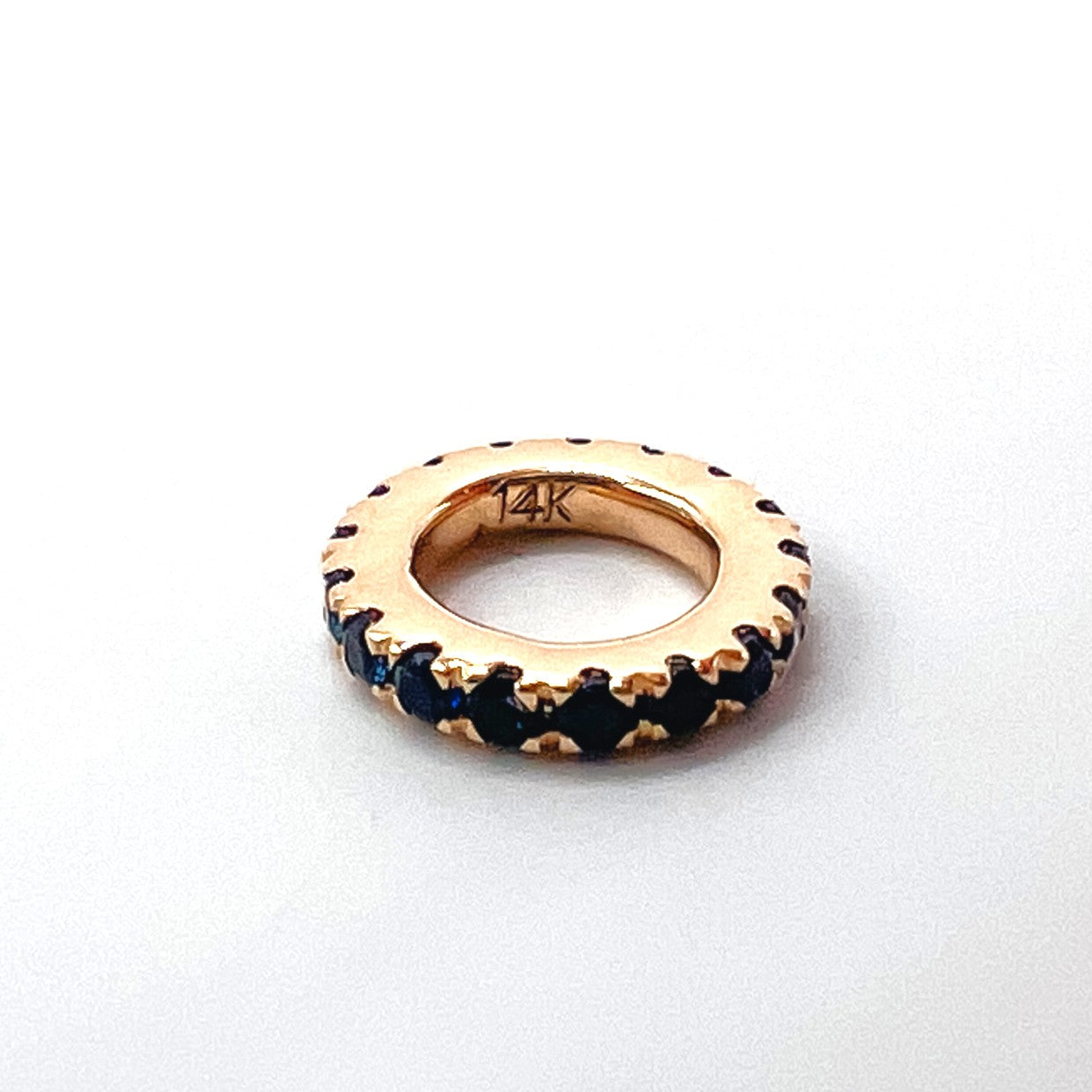 Gemstone Rondelle in 14K Gold