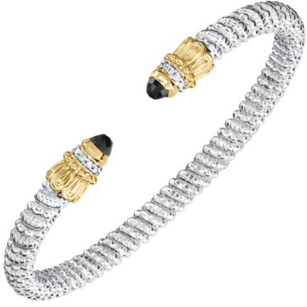 Vahan 14K Gold & Sterling Silver Bracelet with Black Onyx