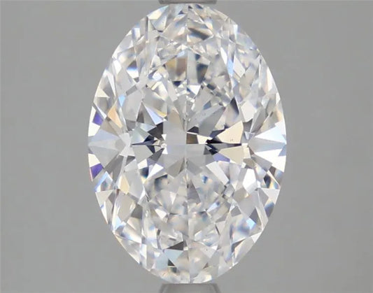 2.06ct Oval Lab Grown Diamond (Colour D, Clarity VS2, IGI Certified)
