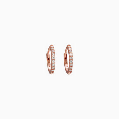 H&B Mini Pavé Hoop Earrings