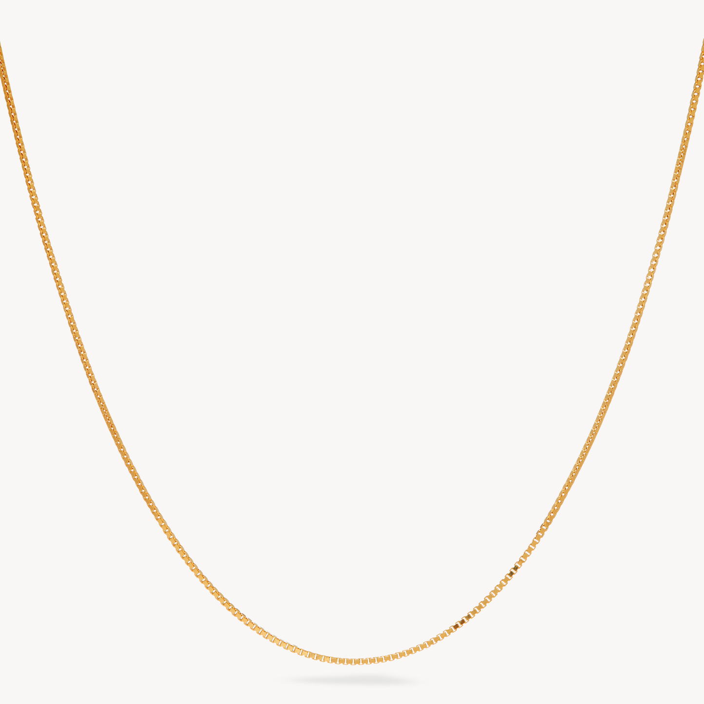 H&B Box Chain Slider Necklace