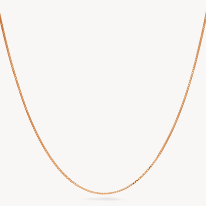 H&B Box Chain Slider Necklace