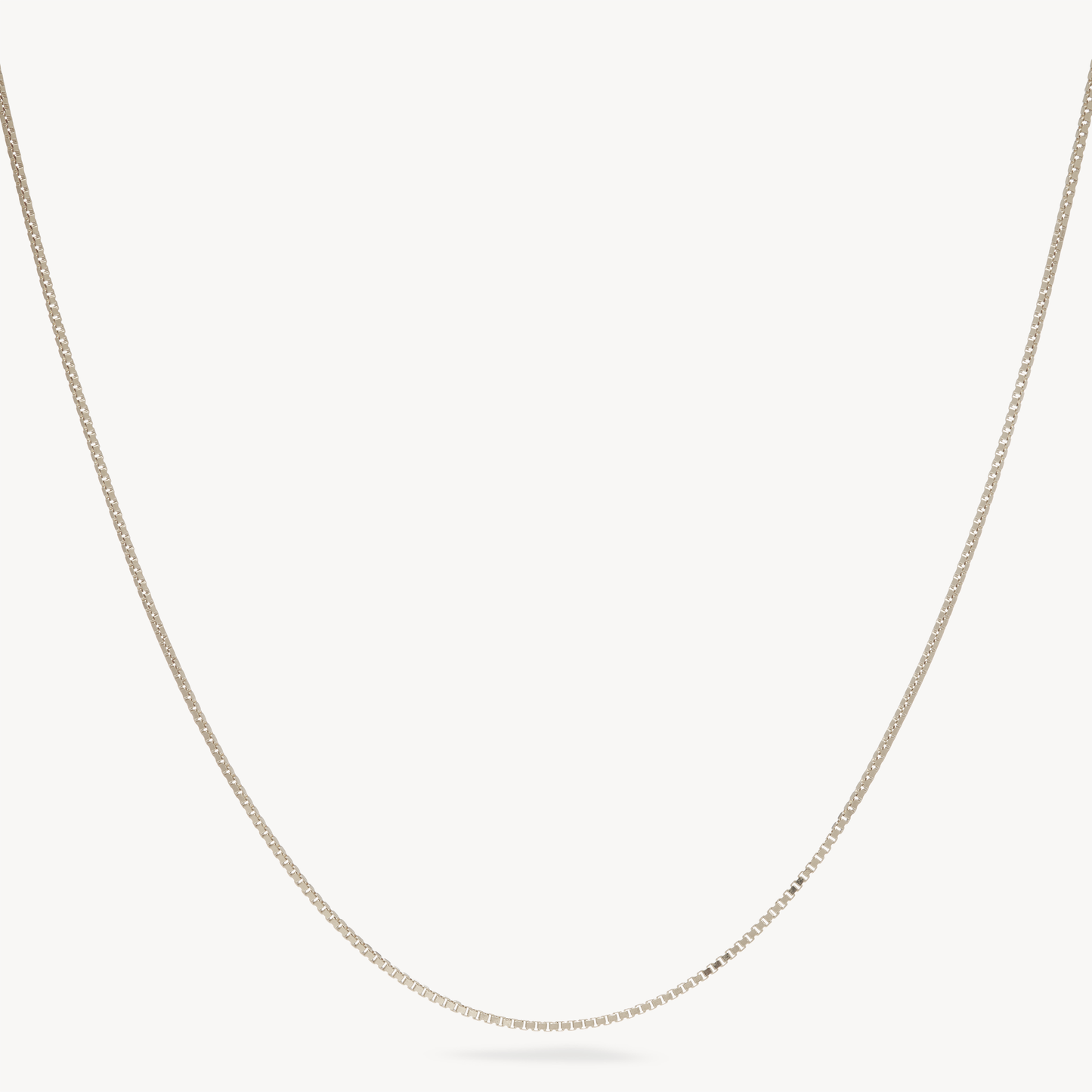 H&B Box Chain Slider Necklace