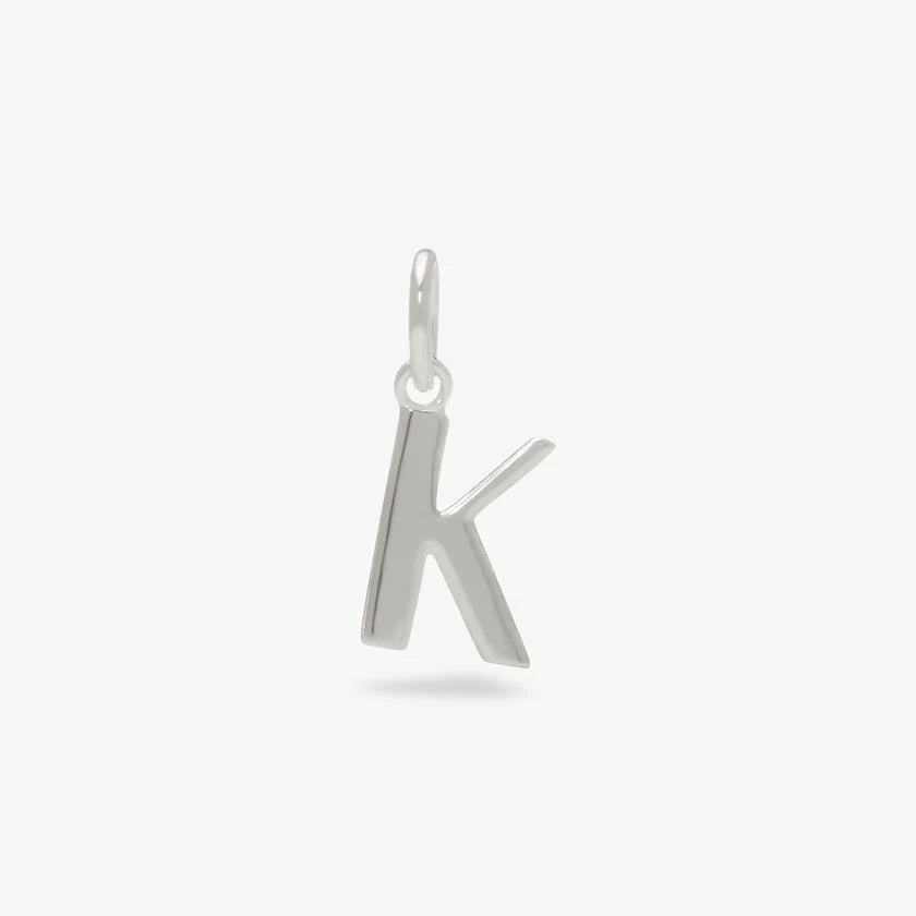 H&B Silver Letter Charm