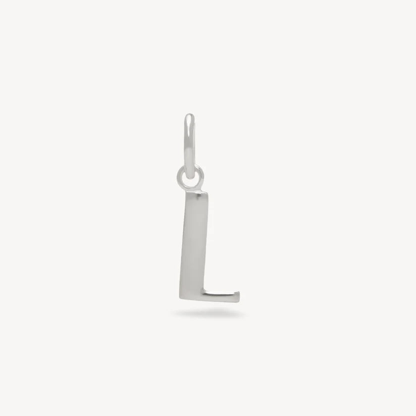 H&B Silver Letter Charm