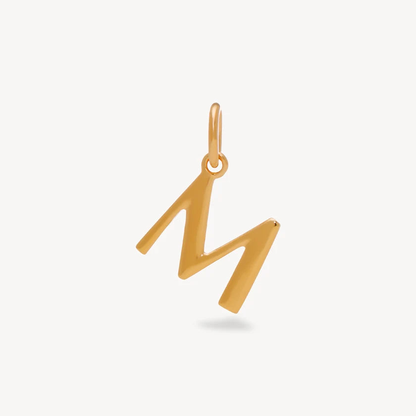 H&B Gold Letter Charm