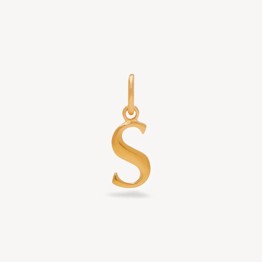 H&B Gold Letter Charm