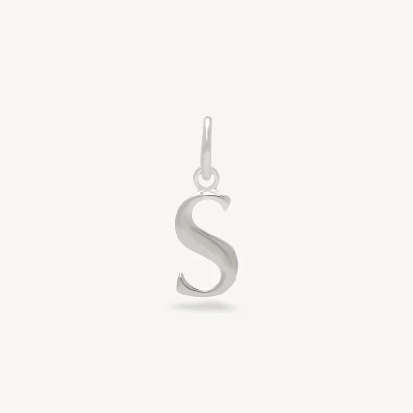 H&B Silver Letter Charm