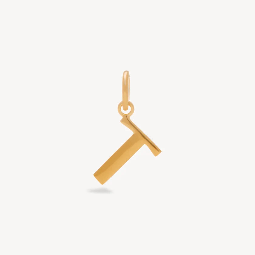 H&B Gold Letter Charm