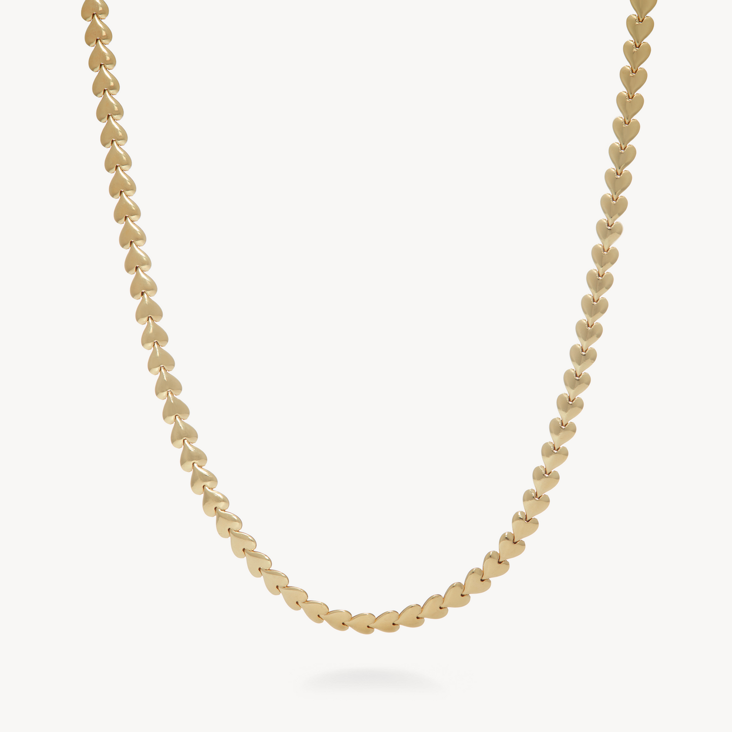 H&B Heart String Chain Necklace