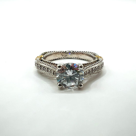 Verragio 18K White Gold Engagement Ring 5038R
