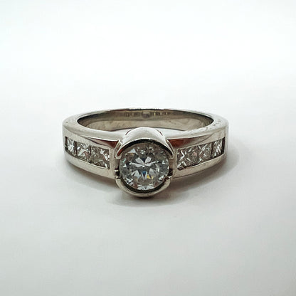 Roset Platinum "Peggy" Engagement Ring