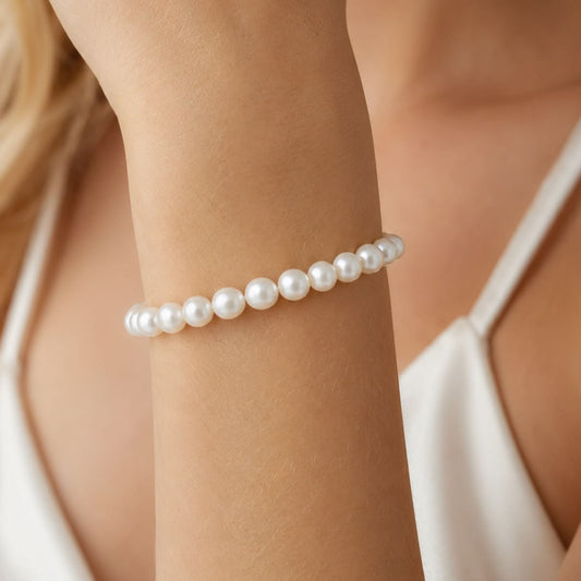 Pearl Bracelet 14K Cultured