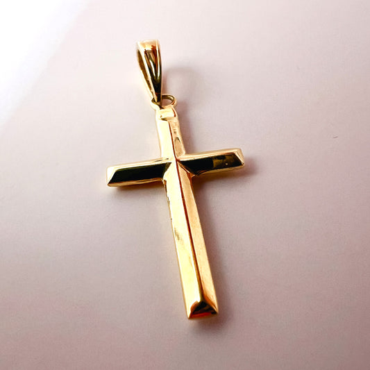 "Maxim" 10K Gold Cross Pendant