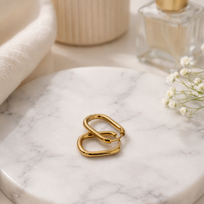 Josef Elias U- shaped classic hoop - LEAB1012-STY 21mm