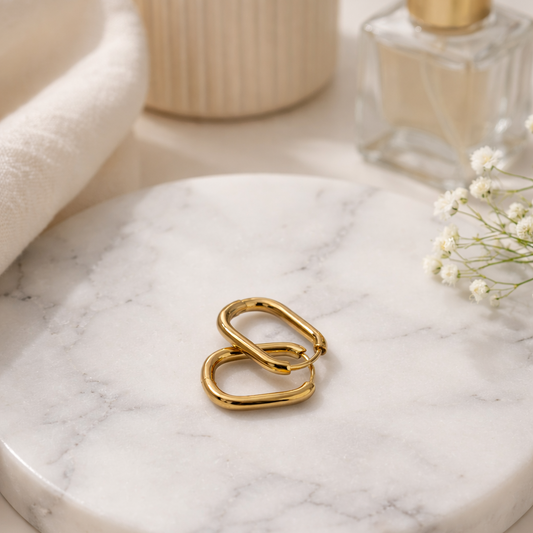 Josef Elias U- shaped classic hoop - LEAB1012-STY 21mm
