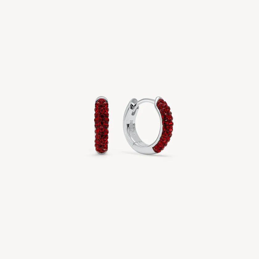 H&B Birthstone Always On Sparkle Hoops