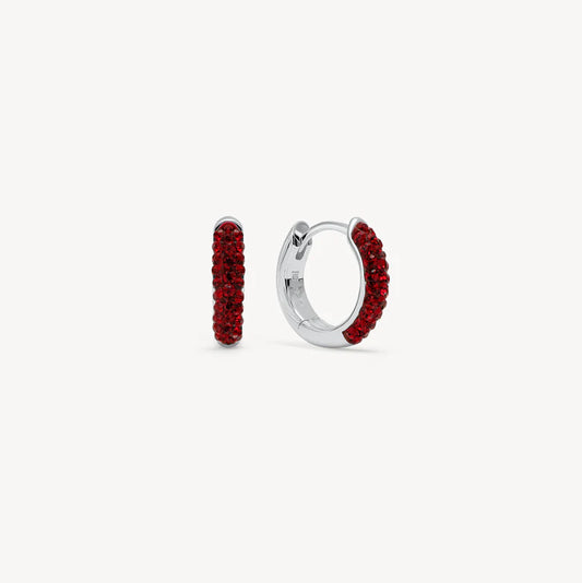 H&B Birthstone Always On Sparkle Hoops