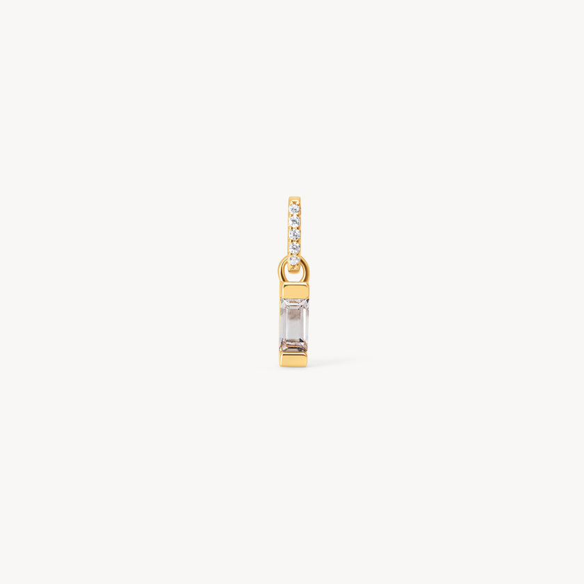 H&B Birthstone Baguette Charm