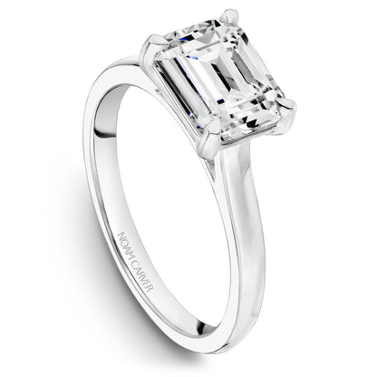 Knife-Edge Solitaire Engagement Ring