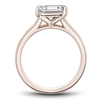 Knife-Edge Solitaire Engagement Ring