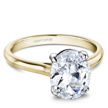 Knife-Edge Solitaire Engagement Ring