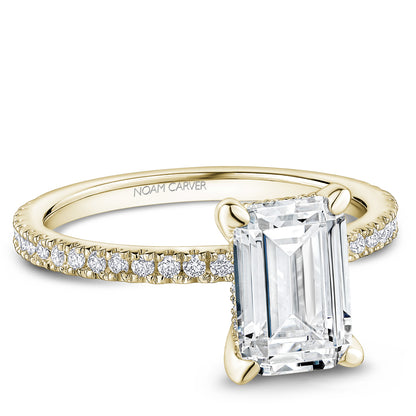Pavé Diamond Engagement Ring