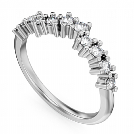 Scattered Diamond Women's Band