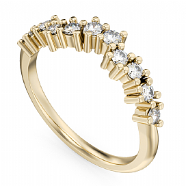 Scattered Diamond Women's Band