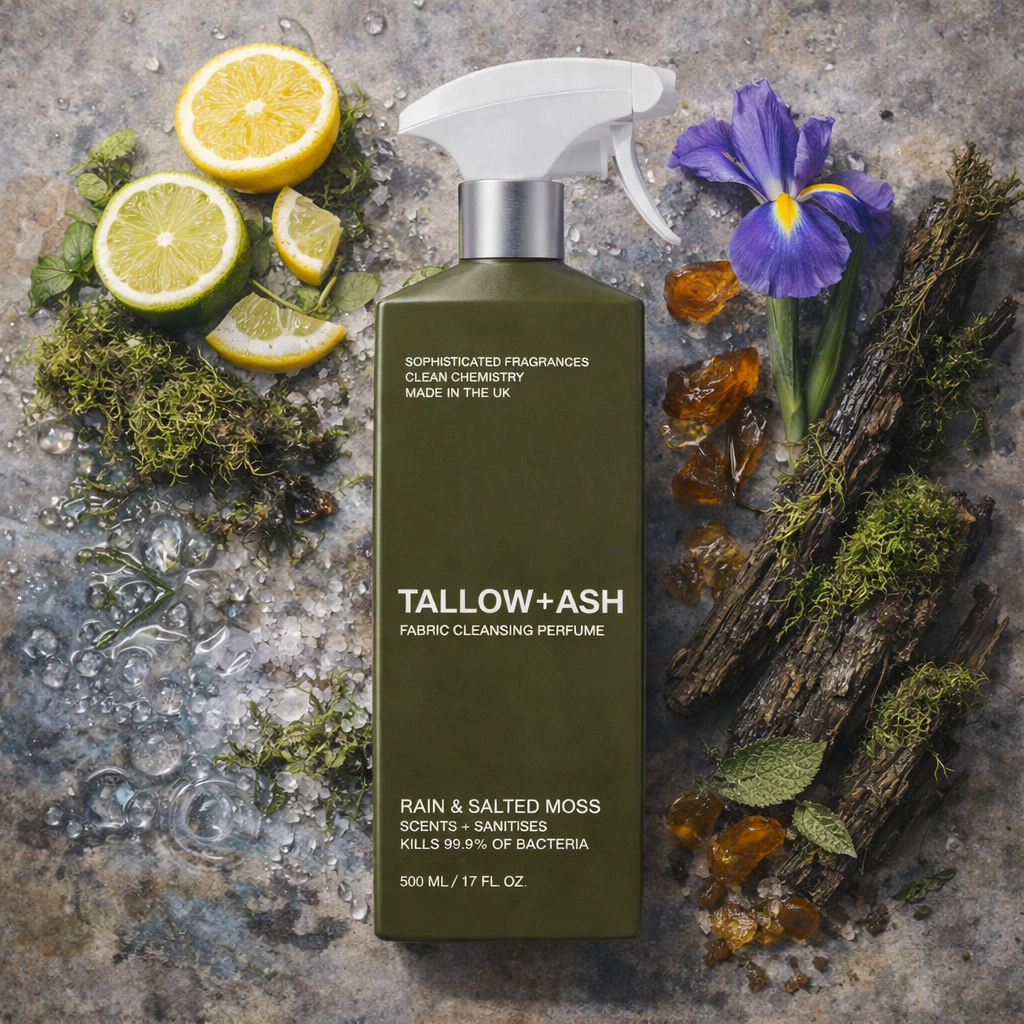 Tallow + Ash Rain & Salted Moss Fabric Cleansing Perfume 500ml