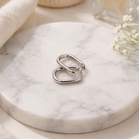 Josef Elias U- shaped classic hoop - LEAB1012-STW 21mm