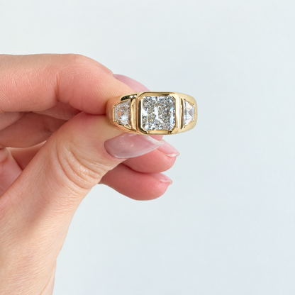 "Kessie" 14K Gold Lab Grown Diamond Ring
