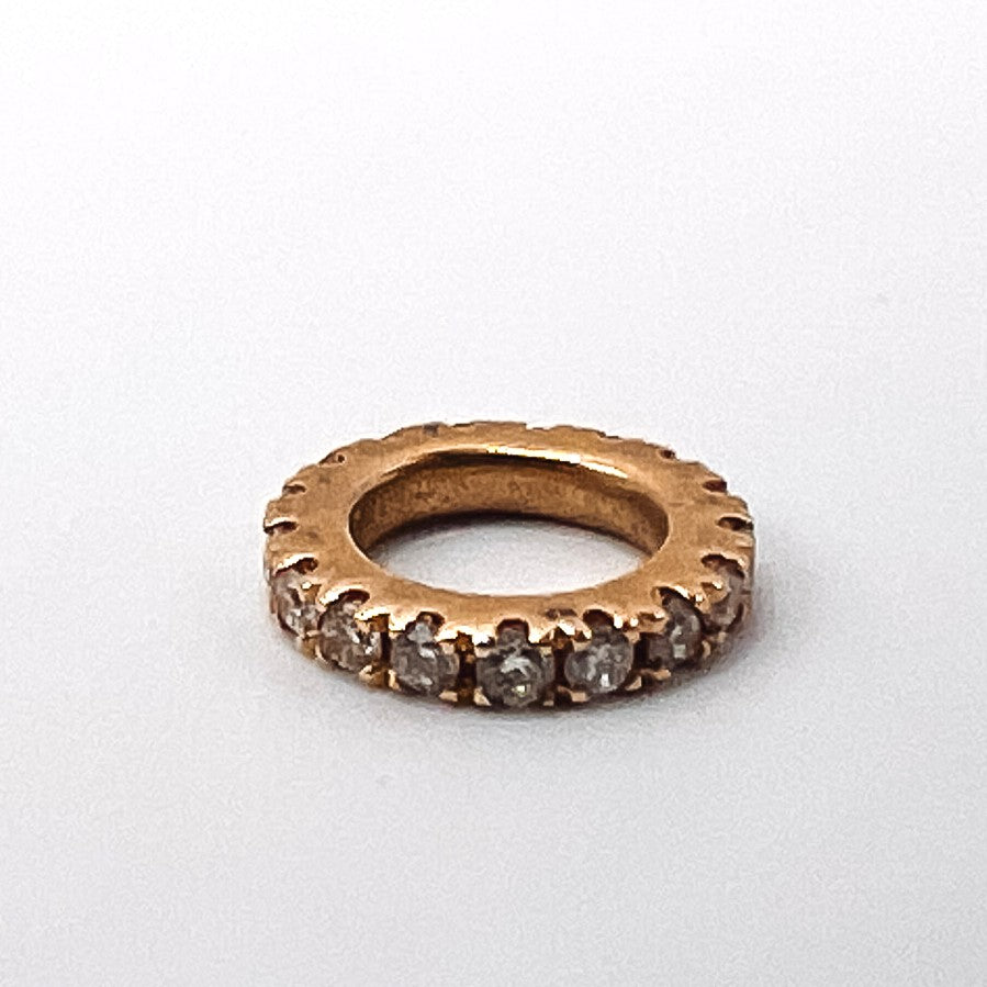 Gemstone Rondelle in 14K Gold