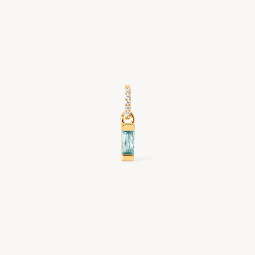 H&B Birthstone Baguette Charm