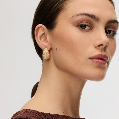 H&B Dream Puff Stud Earrings