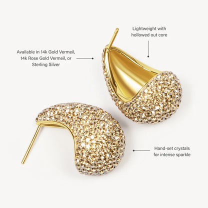 H&B Dream Puff Stud Earrings