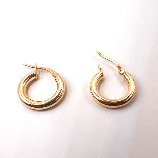"Aurelia" 14K Gold Hoop Earrings