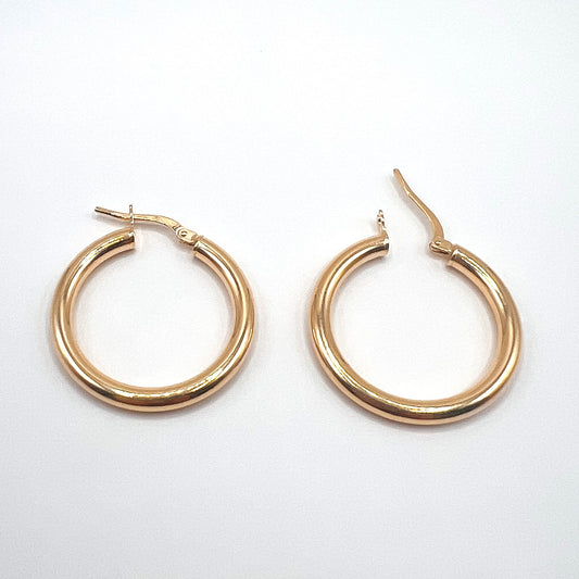 "Aurelia" 14K Gold Hoop Earrings