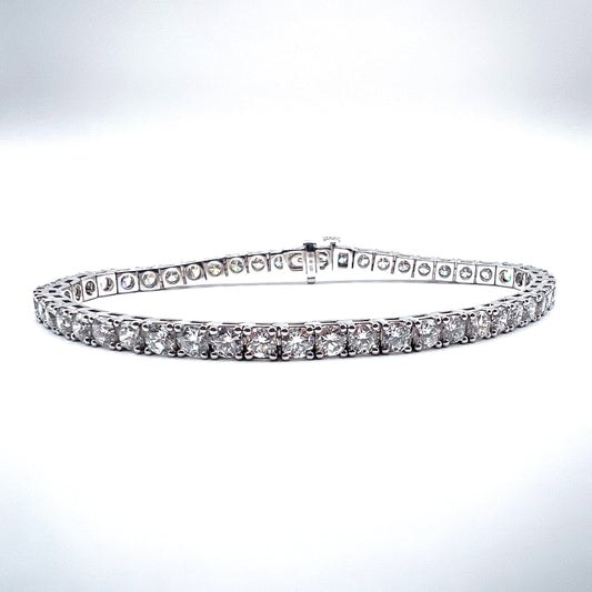 5.0ct Tennis Bracelet - Lab-Grown Diamonds in 14K White Gold