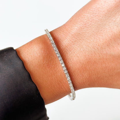 3.10ct Tennis Bracelet - Lab-Grown Diamonds in 14K White Gold