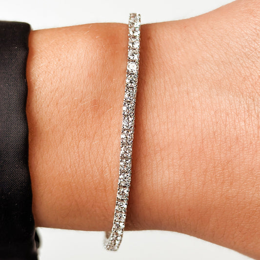 5.0ct Tennis Bracelet - Lab-Grown Diamonds in 14K White Gold