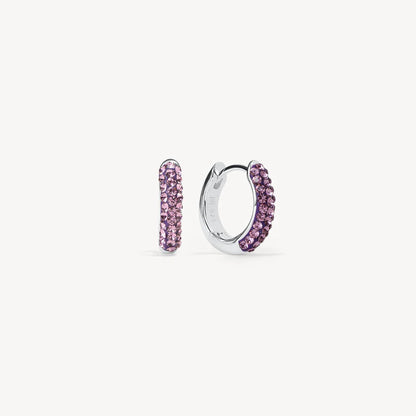 H&B Birthstone Always On Sparkle Hoops
