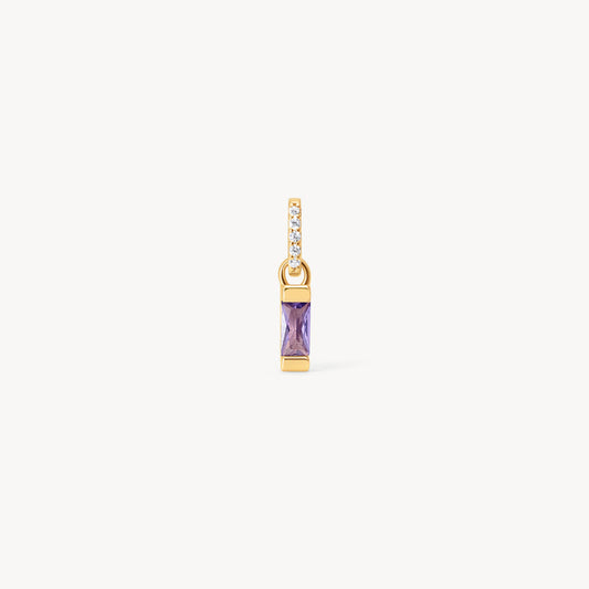 H&B Birthstone Baguette Charm