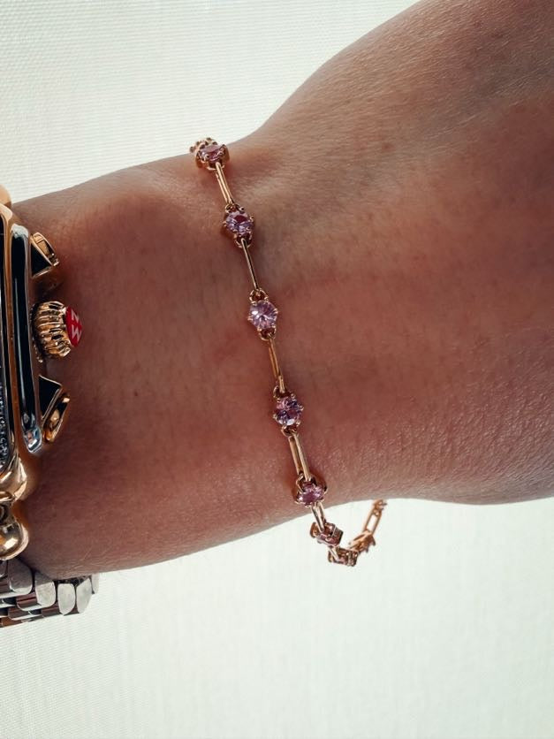 FLICA - Bubblegum Pink Sapphire Bracelet