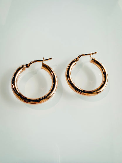 FLICA - 14K Italian Gold Hoops