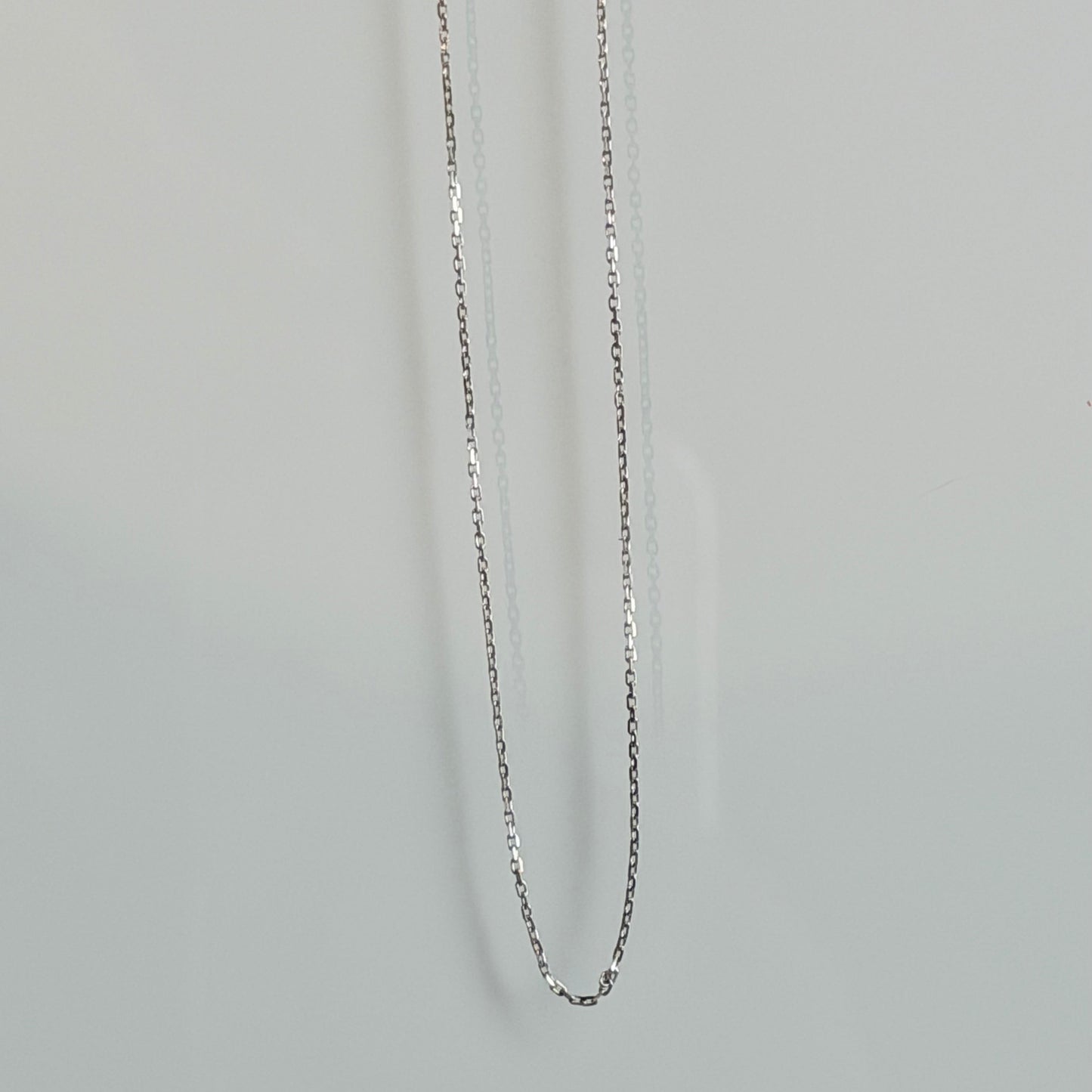 "Bobbi" Platinum Cable Chain Adjustable Necklace