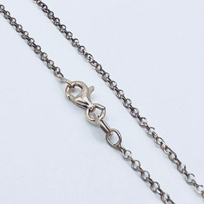 Plated Sterling Silver Cable Chain Necklace