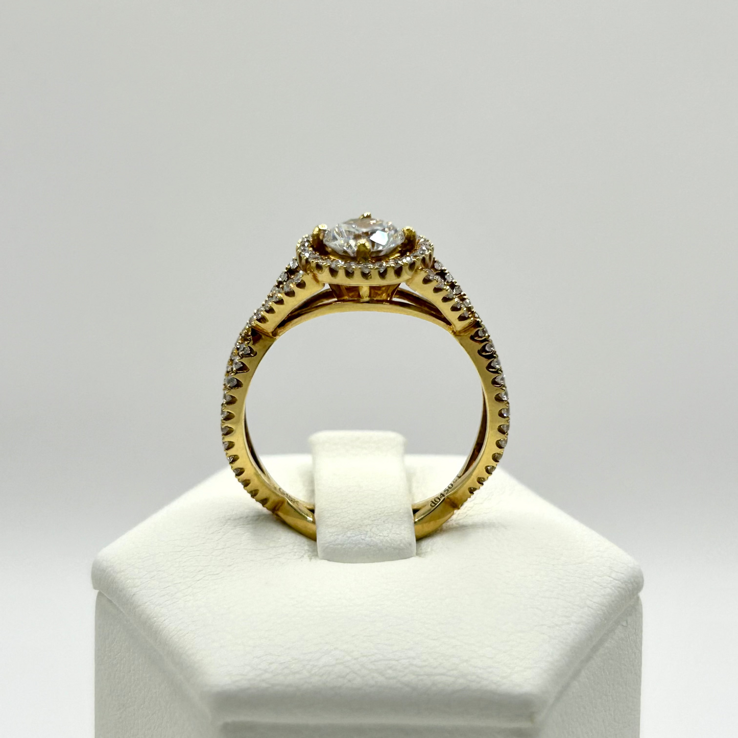 Roset 18K Gold Fancy Engagement Ring