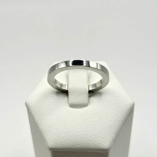 Roset 14K White Gold Wedding Band